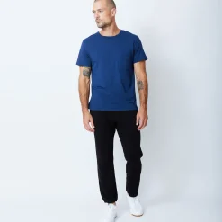 MONROW Relaxed Pocket Crew NAVYBLUE Flash Sale